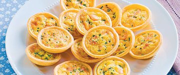 Mini Ham and Pepper Quiche