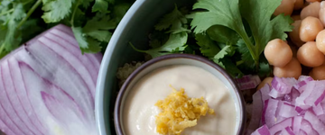 Lemon- scented roasted cauliflower salad