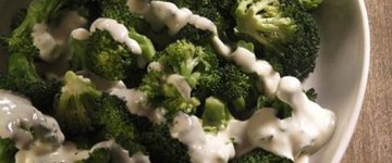 Steamed garlicy greens