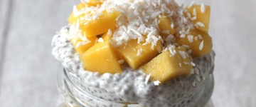 Mango Coconut Chia Pudding