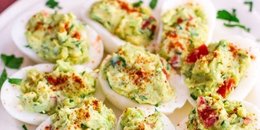 Guacamole Deviled Eggs 