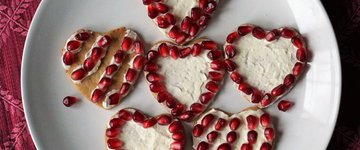 Valentine's Day Pomegranate Cookies