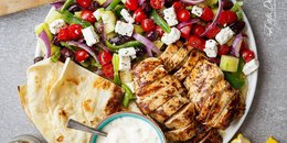 Chicken Souvlaki Salad