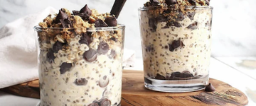 Cookie Dough Overnight Oats (Low Carb)