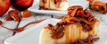 Caramel Apple Raw Vegan Cheesecake