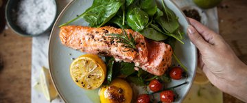Salmon with Roasted Cherry Tomatoes