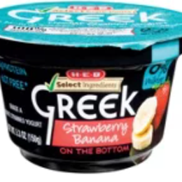 H‑E‑B Select Ingredients Non‑Fat Strawberry Banana Greek Yogurt