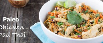Paleo chicken pad thai