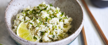Coconut & Lime Cauliflower "Fried Rice"