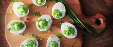 Avocado Deviled Eggs