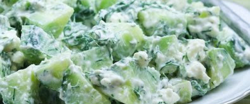 Yogurt Cucumber Salad