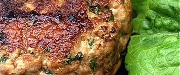 Basil-Garlic Turkey Burgers
