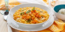 Roasted Pumpkin Risotto with Thyme and Feta
