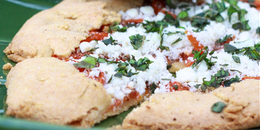 Summer Tomato, Feta, and Basil Galette