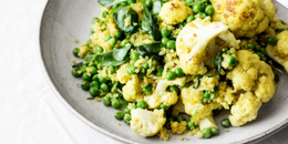 Cauliflower Chickpea Curry & Quinoa