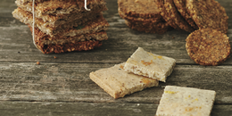 Grain-Free Lemon Peppered Almond Crackers