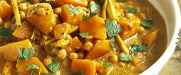 Pumpkin Curry with Chickpeas