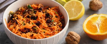 Turmeric-Curried Golden Carrot Slaw