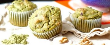 Matcha and Adzuki Bean Muffins