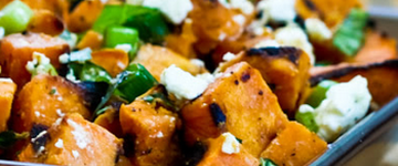 Roasted Sweet Potato Salad with Feta