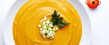 Roasted Sweet Potato, Parsnip and Apple Soup