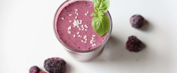 Berry Basil Blast Smoothie