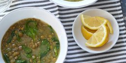 Instapot Ethiopian-Style Spinach & Lentil Soup 