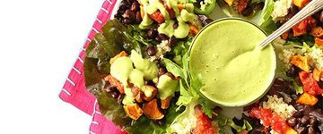 Mexican Salad Cups with Cilantro Lime Dressing