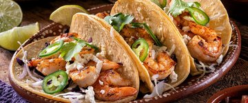 Grilled Shrimp & Pineapple Tacos