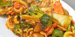 Vegetable Stir-Fry with Chestnuts and Mushrooms