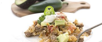 Mexican Cauliflower Rice Skillet Dinner
