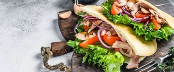 Vegetarian Pita Sandwich