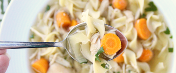 Crockpot Chicken Noodle Soup  (GF option, DF)