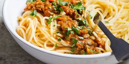 Lentil Spaghetti Bolognese