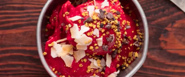 Raspberry-Coconut Icecream