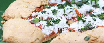 Summer Tomato, Feta, and Basil Galette
