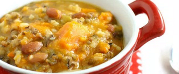 Slow Cooker Sweet Potato Wild Rice Soup