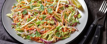 Cruciferous Salad with Asian Sesame Dressing