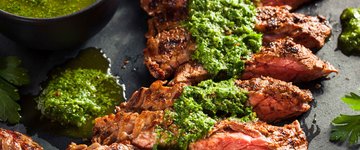 Skirt Steak with Chimichurri Sauce