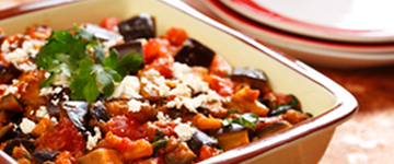 Moroccan Eggplant with Tomatoes