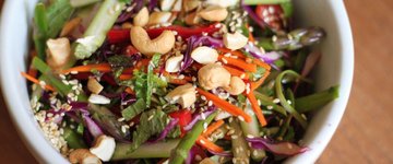Asparagus Asian Slaw