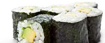 Cucumber and Avocado Sushi