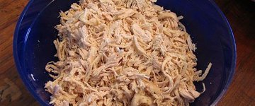 Multipurpose Shredded Chicken (slow cooker)