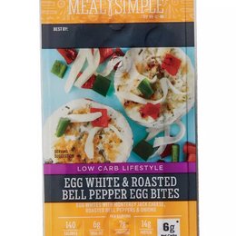 Meal Simple by H‑E‑B Egg Bites - Egg White & Roasted Bell Pepper