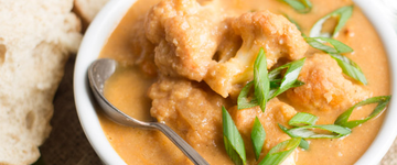Smoky White Bean & Cauliflower Chowder