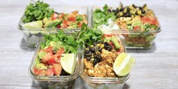 DIY Burrito Bowl Lunch Box