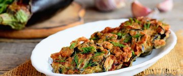Lentil & Eggplant Patties with Olives and Herbs