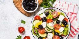 Greek Salad with Feta and Kalamata Olives