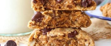 Flourless Peanut Butter Oat Cookies