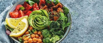 Sweet Potato Chickpea Buddha Bowl